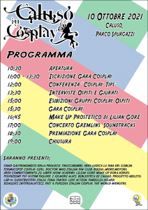 Programma completo Caluso in Cosplay